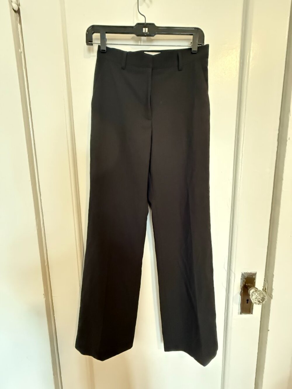 The Frankie Shop Kit Pleated Trousers in Black